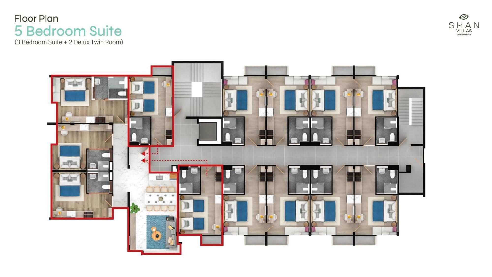Shan Villas Sukhumvit بانكوك المظهر الخارجي الصورة